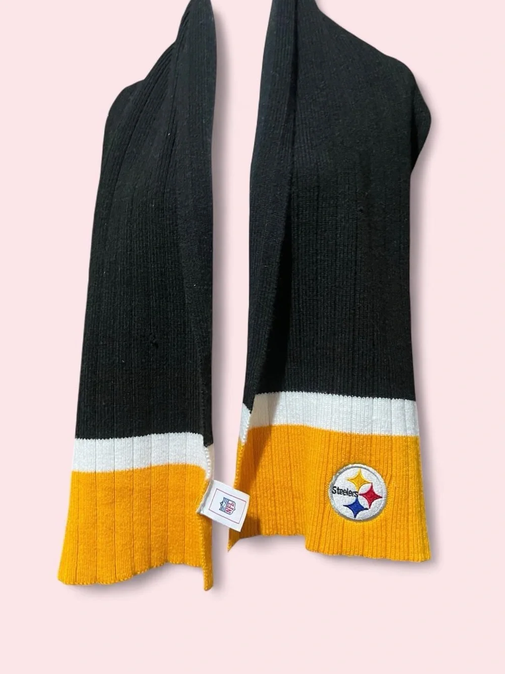 Steelers Black & Gold Knit Scarf